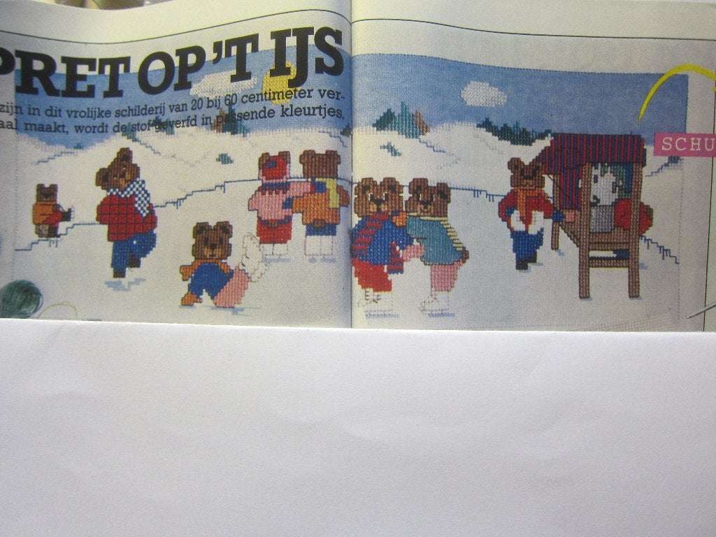 borduurpatroonen van BEREN  ABC waaronder Paddington, Ophalen of Verzenden, Zo goed als nieuw, Handborduren, Patroon