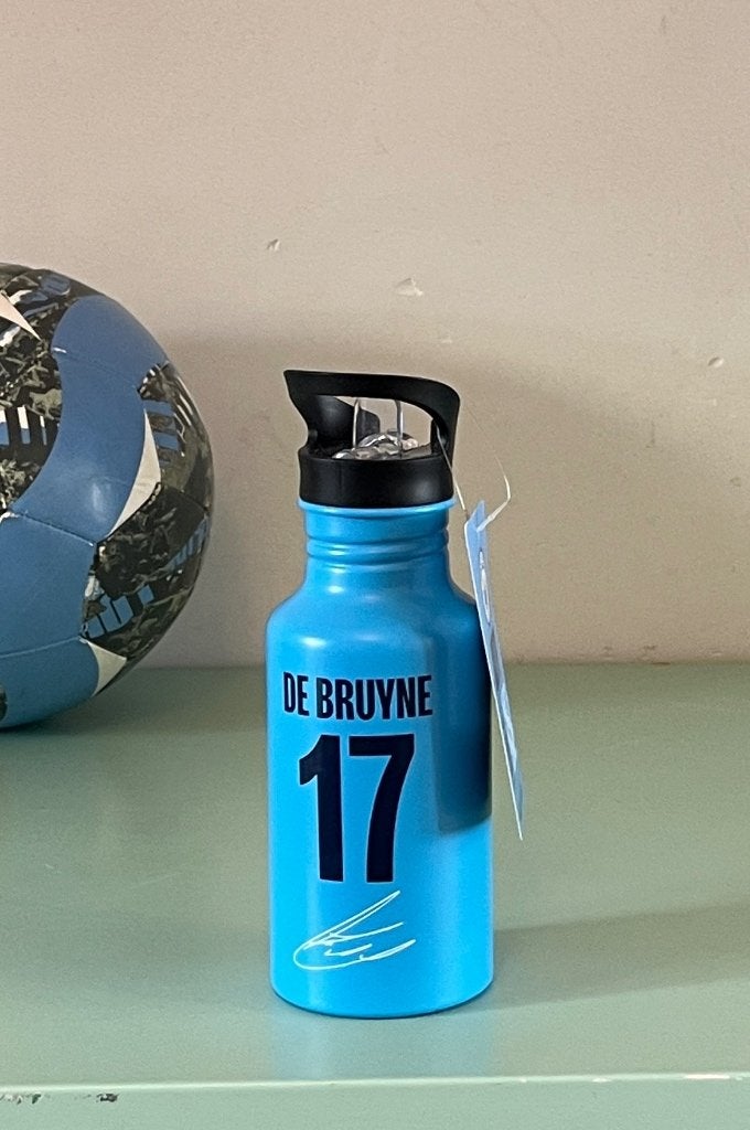 Man City drinkfles met handtekening Kevin de Bruyne NIEUW, Ophalen of Verzenden, Nieuw, Buitenlandse clubs, Overige typen