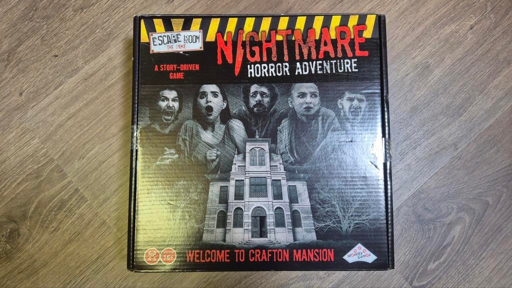 Escape Room The Game: Nightmare Horror Adventure, Vijf spelers of meer, Ophalen of Verzenden, Zo goed als nieuw, Identity Games