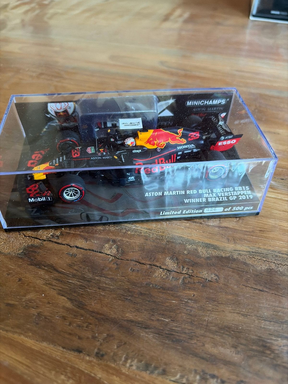 Max Verstappen 1.43 Brazilië GP 2019 editie 56, Ophalen of Verzenden, Zo goed als nieuw