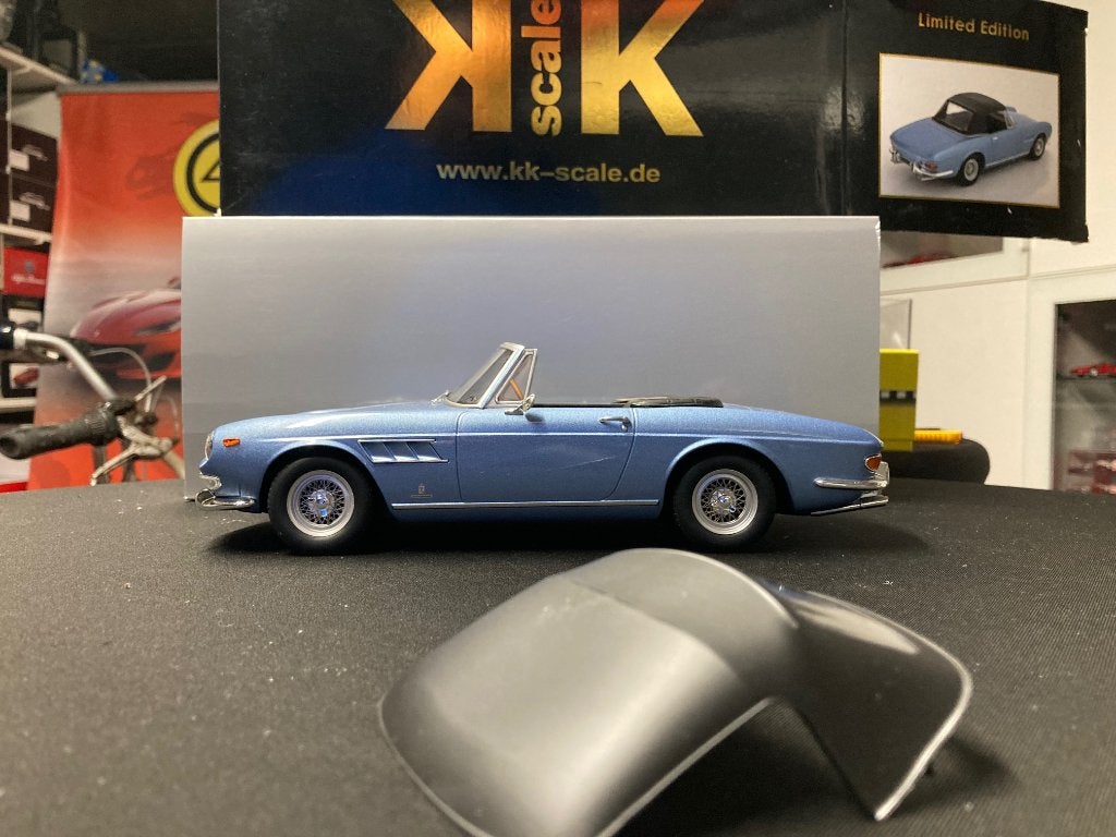 Ferrari 275 GTS rood blauw met cabriodak KK 1:18 NIEUW ! C4F, Overige merken, KK, ., Nieuw