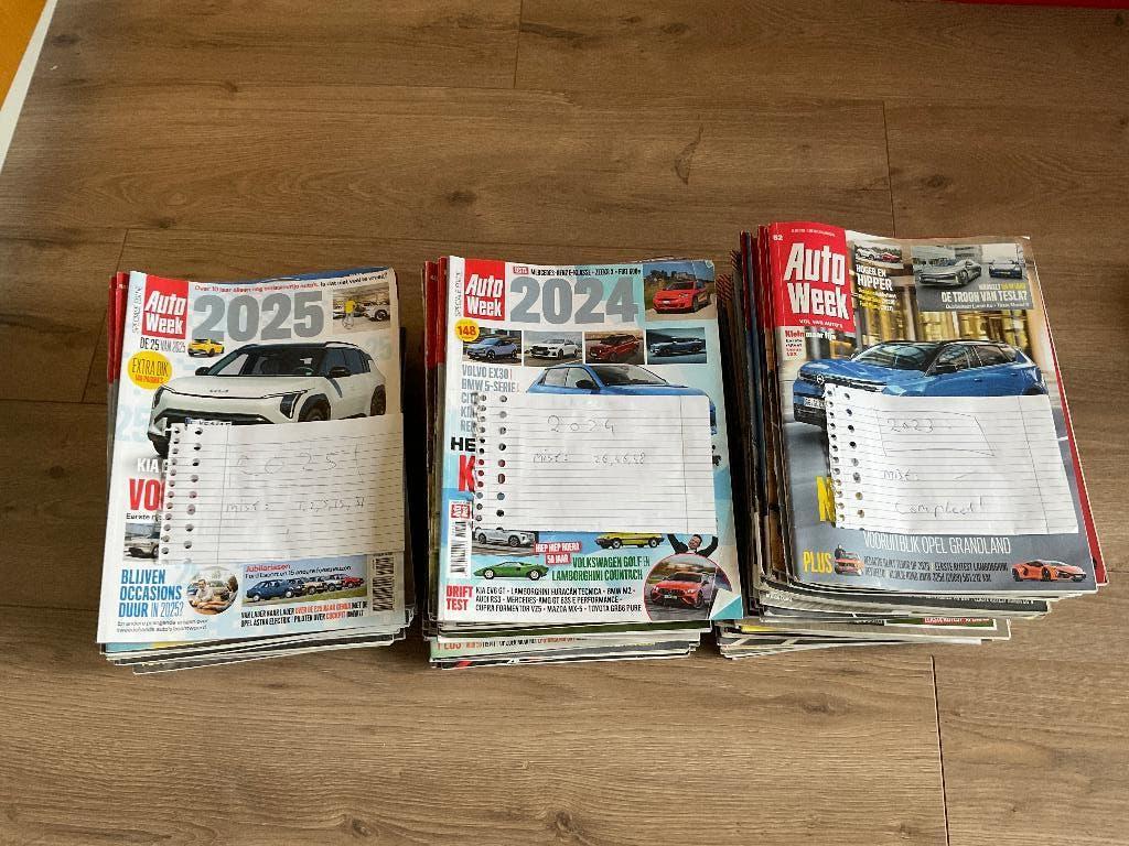 Autoweek jaargangen 2023,2024 en 2025 gratis afhalen, Boeken, Ophalen, Gelezen, Algemeen