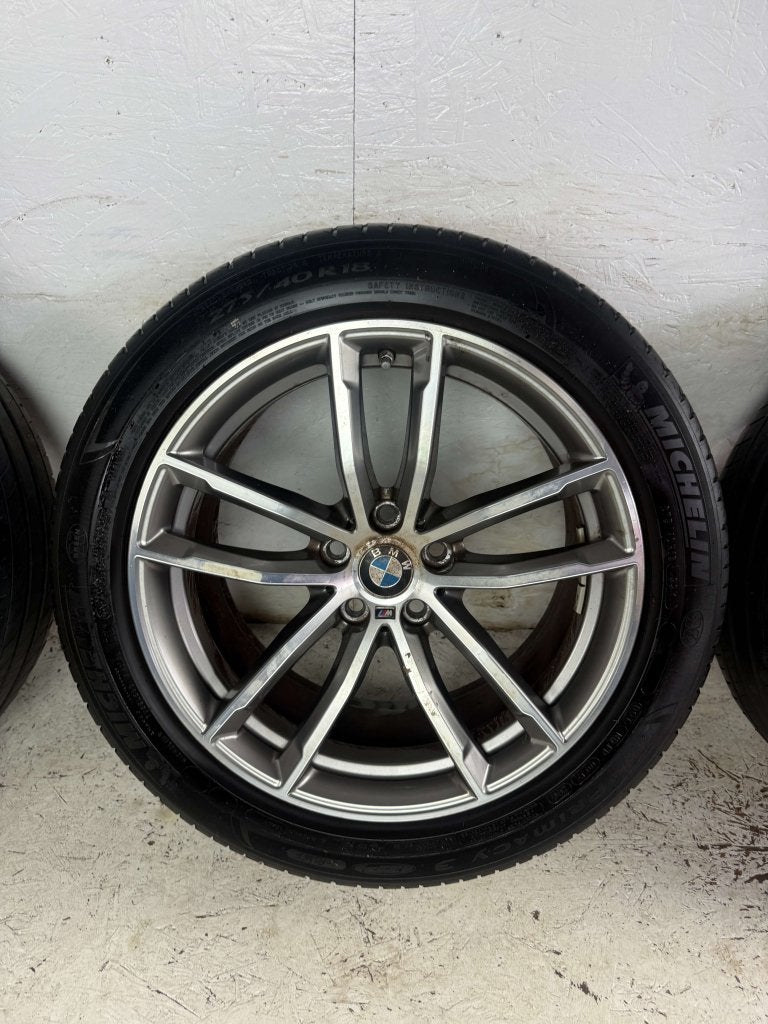 2. Originele BMW 5-Serie velgen 18" 5x112 Style 662M G30 G31, Auto-onderdelen, Banden en Velgen, Niet ingevuld, 18 inch, Gebruikt