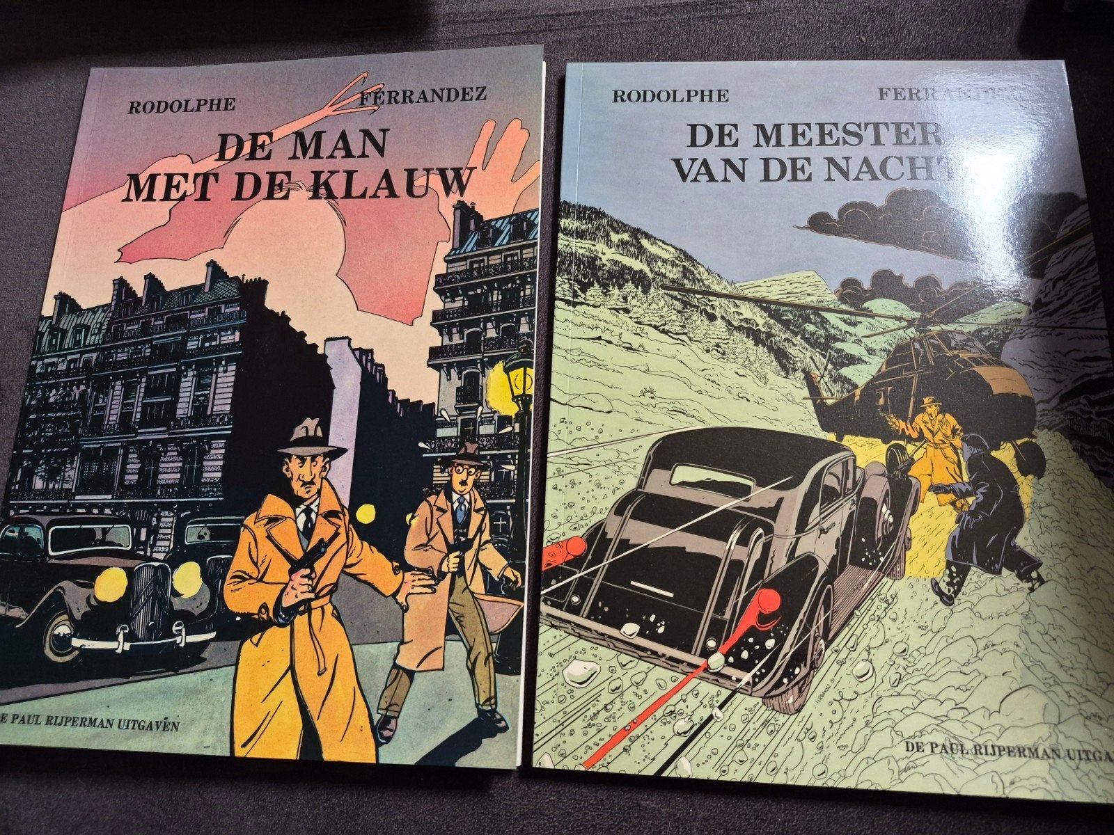 De Meester van de Nacht & De Man met de Klauw - Rodolphe, Meerdere stripboeken, Ophalen of Verzenden, Zo goed als nieuw