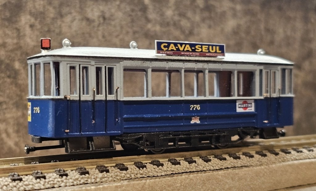 Tram GVB Bijwagen 701-880 de Boldakkers bouwpakket, Hobby en Vrije tijd, Gelijkstroom, Ophalen, Overige merken, Nieuw