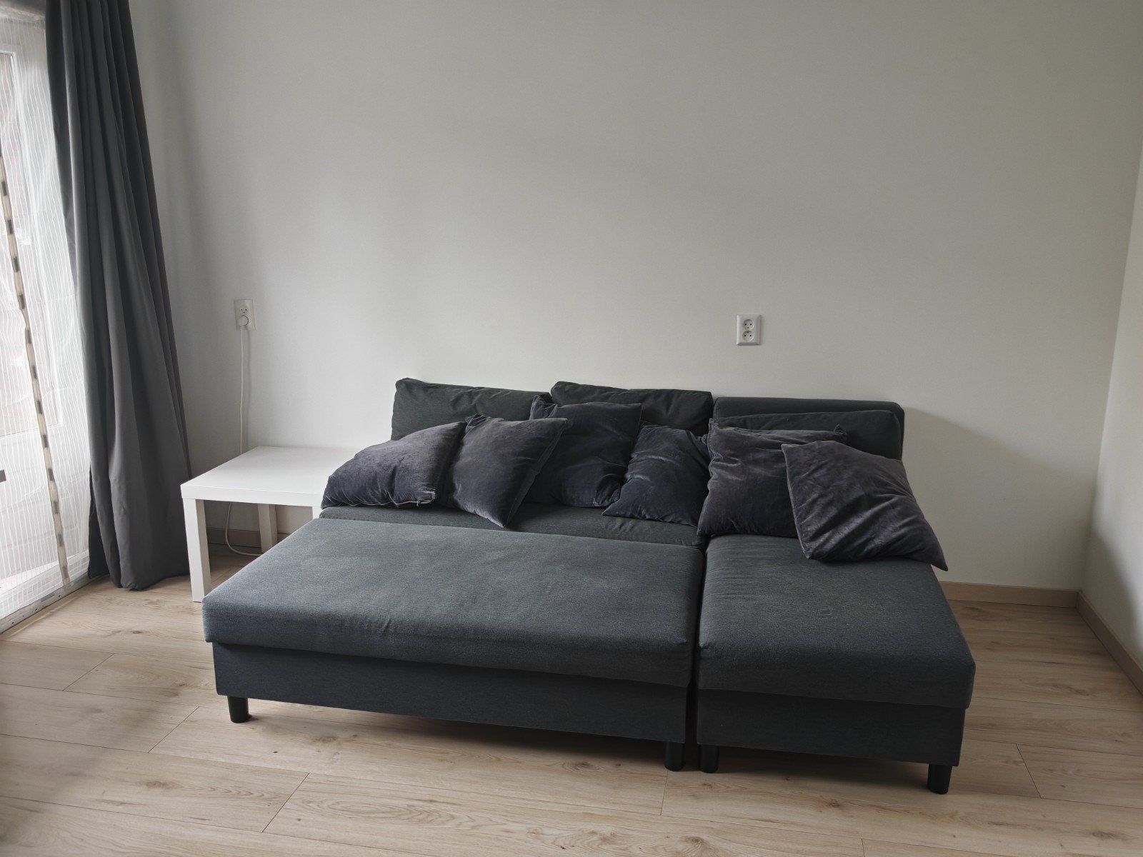 IKEA ALVDALEN slaapbank met  tafel, Ophalen of Verzenden, Tweepersoons, Stof, Minder dan 150 cm