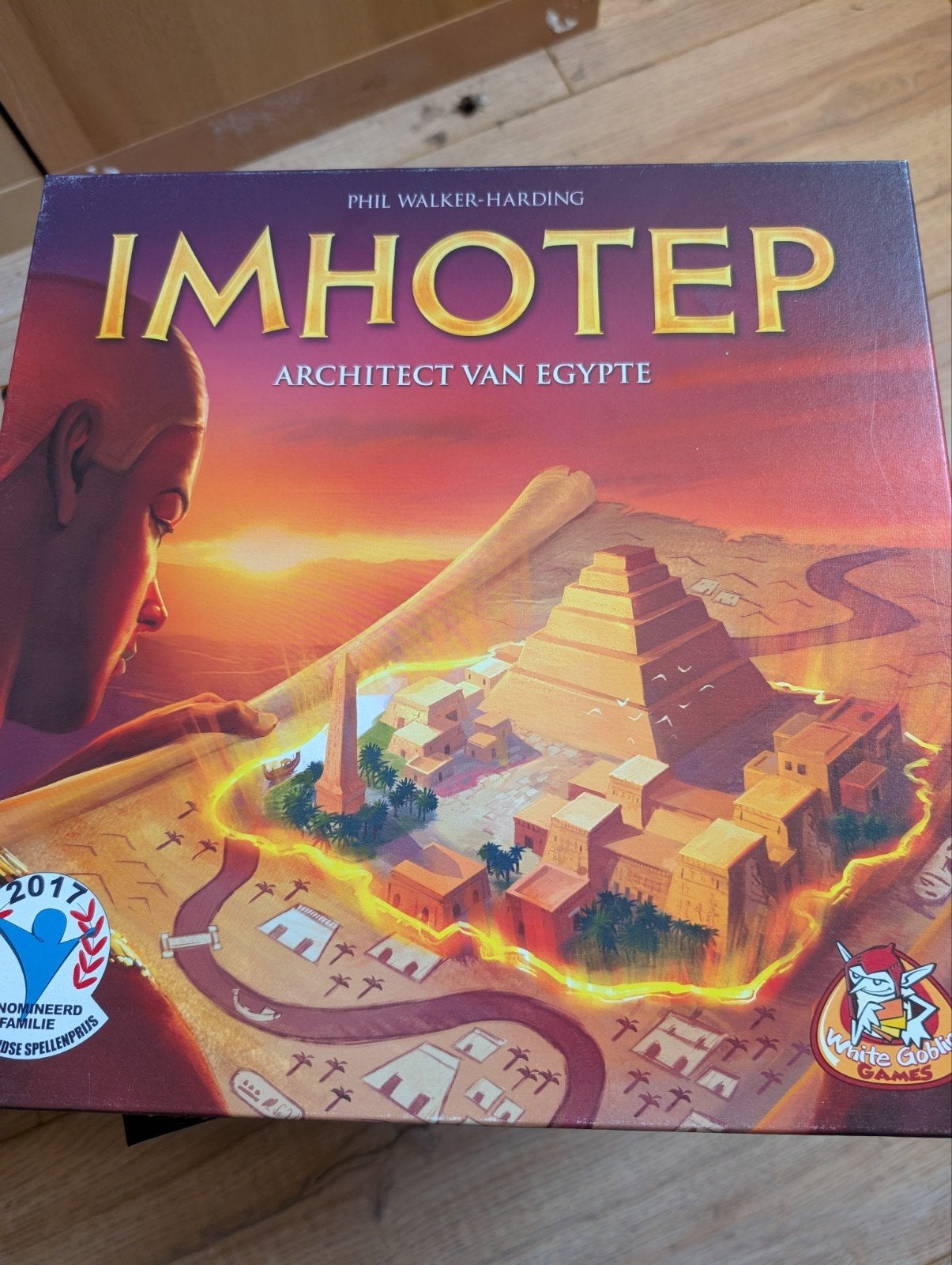 Imhotep: Architect van Egypte - Strategisch bordspel, Hobby en Vrije tijd, Drie of vier spelers, Ophalen of Verzenden, Zo goed als nieuw