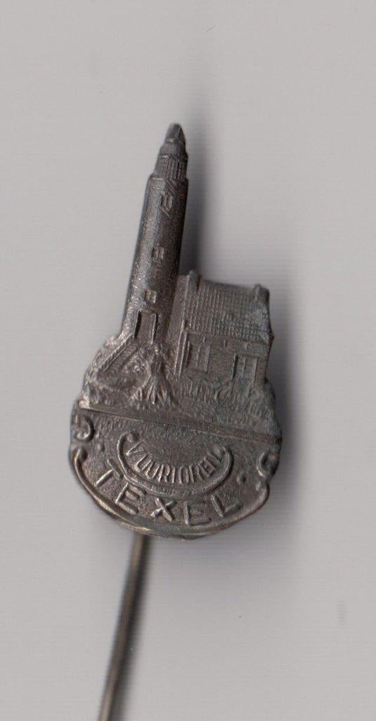 Texel Vuurtoren Scheepvaart speldje, Verzamelen, Speldjes, Pins en Buttons, Gebruikt, Niet vindbaar, Niet vindbaar, Speldje of Pin