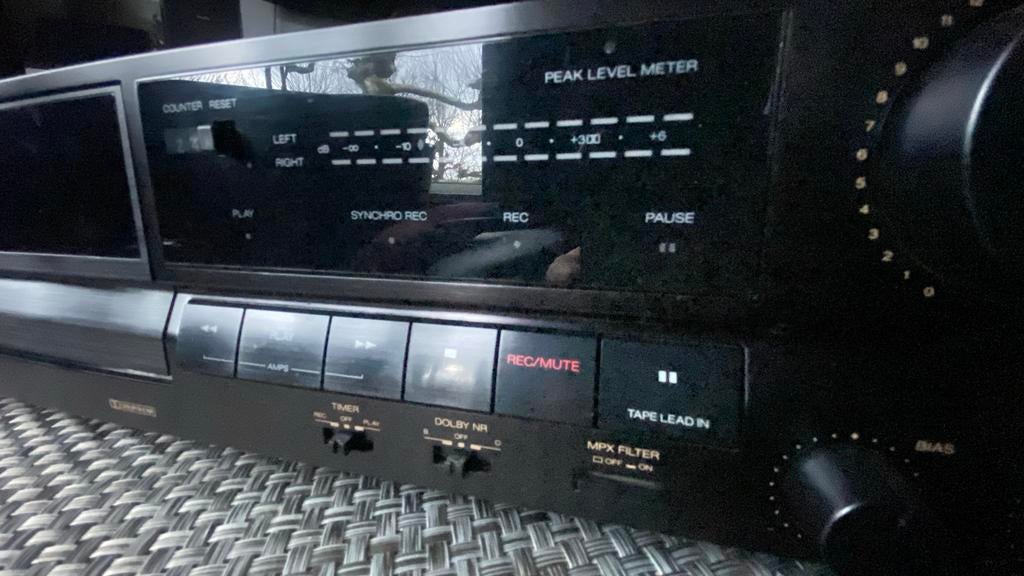 Sansui D-X111 Stereo Cassettedeck - Vintage Audio, Ophalen of Verzenden, Enkel, Overige merken, Tiptoetsen