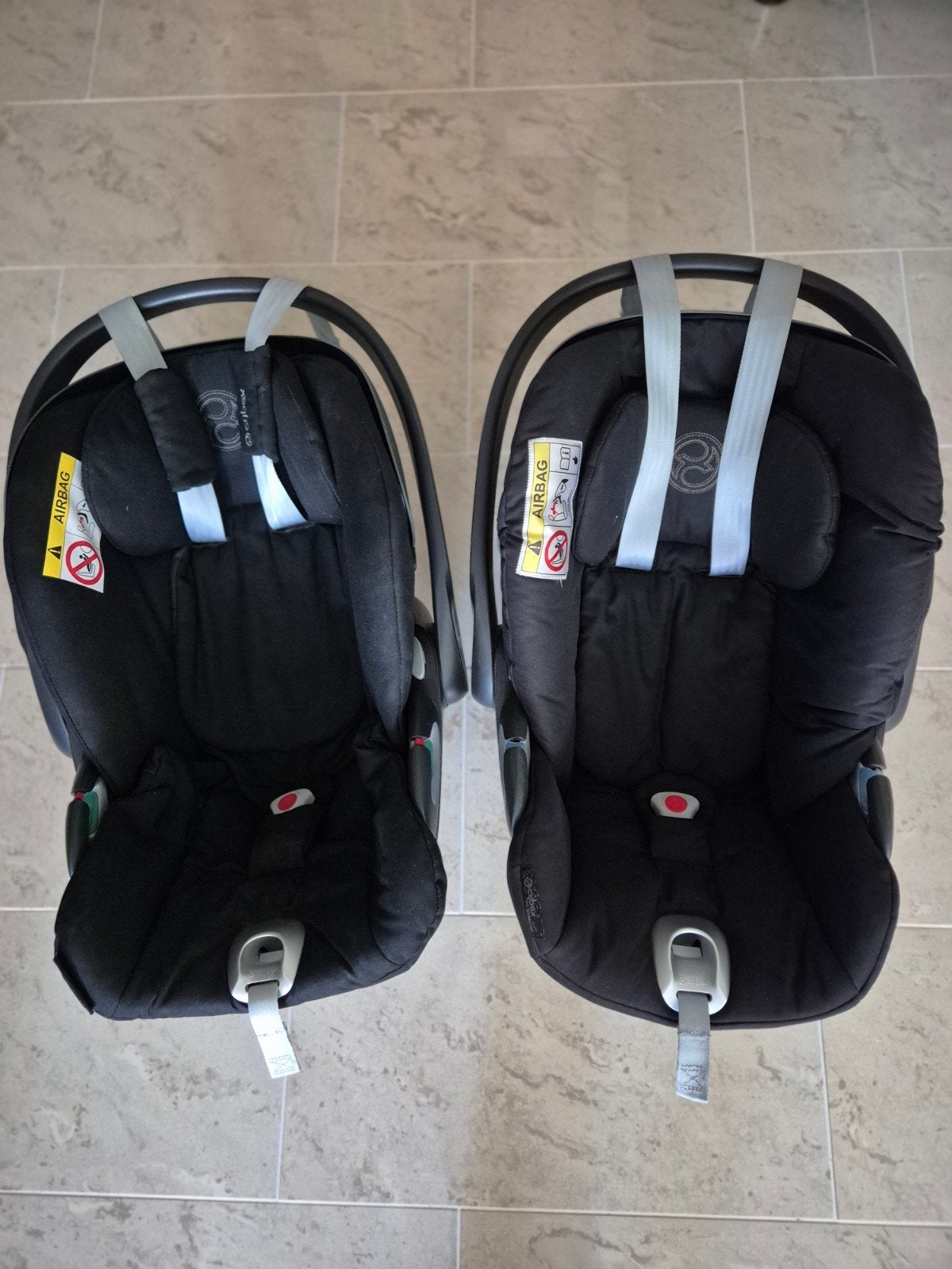 Cybex Cloud Z i-Size & Cloud Z2 i-Size, 2 autostoeltjes, Autogordel of Isofix, 0 t/m 13 kg, Slaapstand, Ophalen