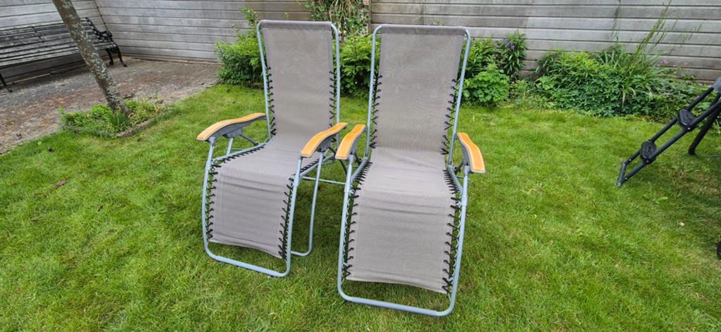 Base Camp Stoelen - Ideaal voor Camping of Tuin, Ophalen, Gebruikt, Metaal, Verstelbaar