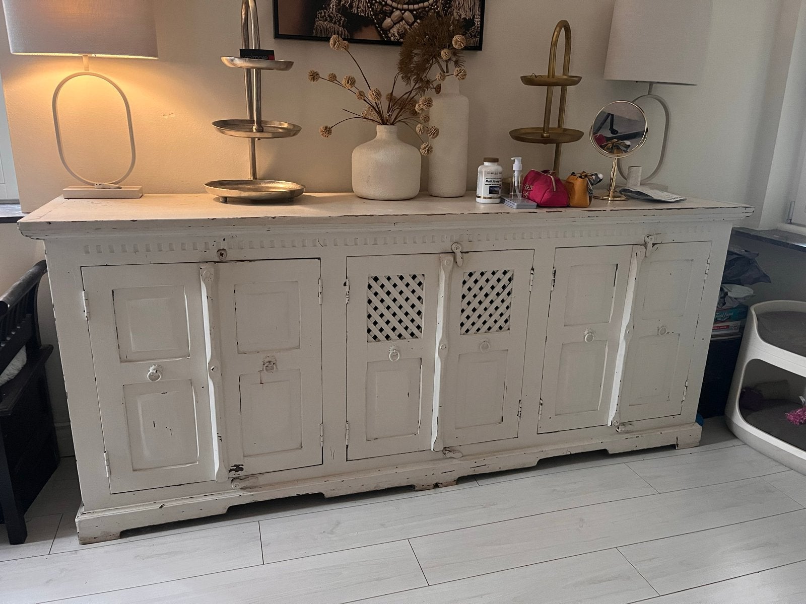 Koloniale dressoir en kast - setprijs, Ophalen