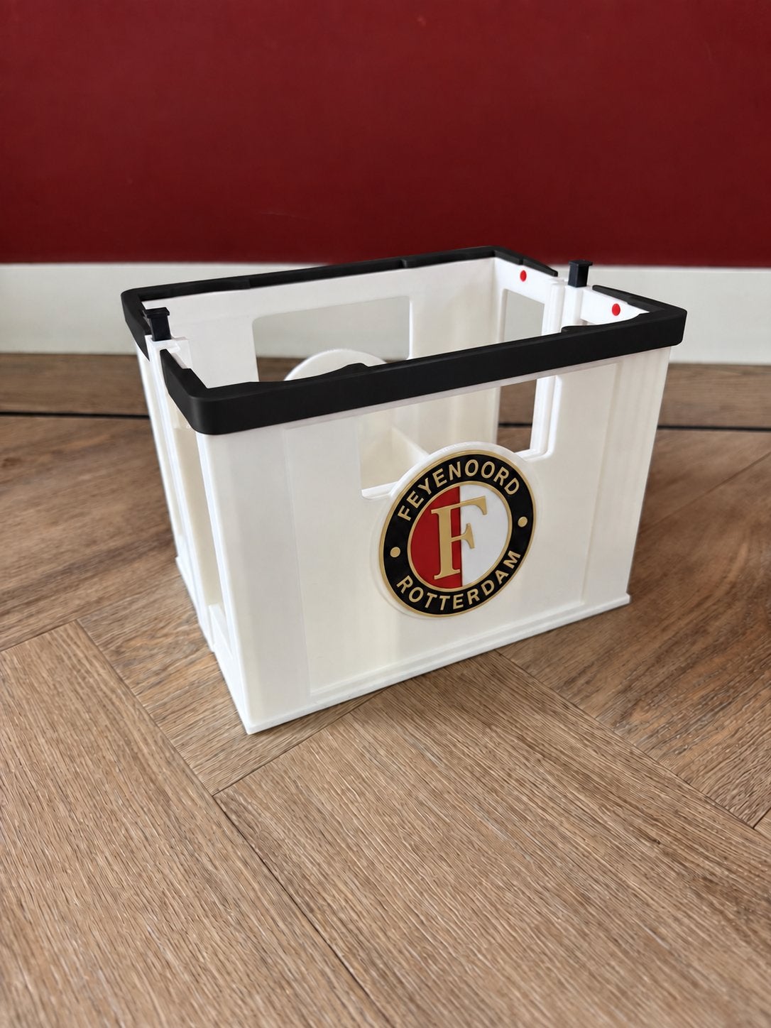 Feyenoord bierkrat voor 6 halve-literblikken, Verzamelen, Ophalen of Verzenden, Nieuw, Feyenoord, Overige typen