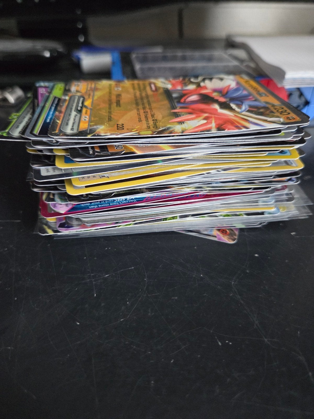 BULK Pokémon kaarten: ex, holo's, V, GX, reverse holo's, Ophalen of Verzenden, Zo goed als nieuw, Meerdere kaarten, Foil