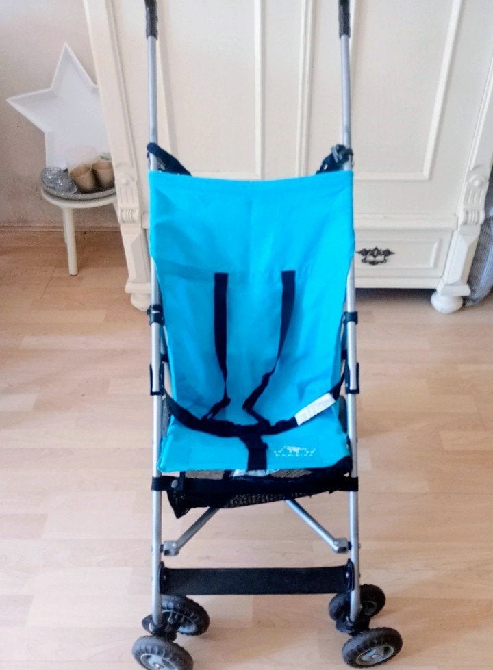 Bambino, Compacte buggy met regenhoes -, Ophalen, Gebruikt, Overige merken, Verstelbare rugleuning