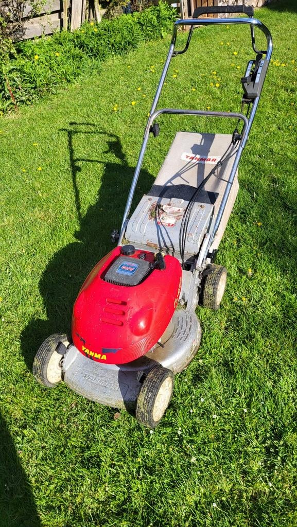 Yanmar YL 480 Grasmaaier - Betrouwbaar en Krachtig, Tuin en Terras, Grasmaaiers, Ophalen, Cirkelmaaier, Gebruikt, 40 t/m 49 cm