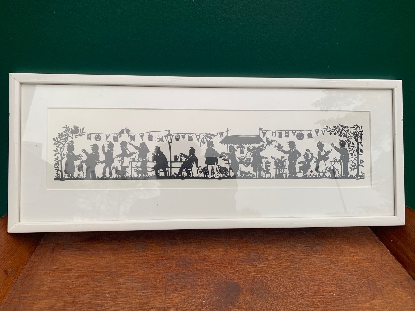 Knipprent / Kunstdruk "Het Boerenbedrog" – Sille (Ingelijst), Ophalen