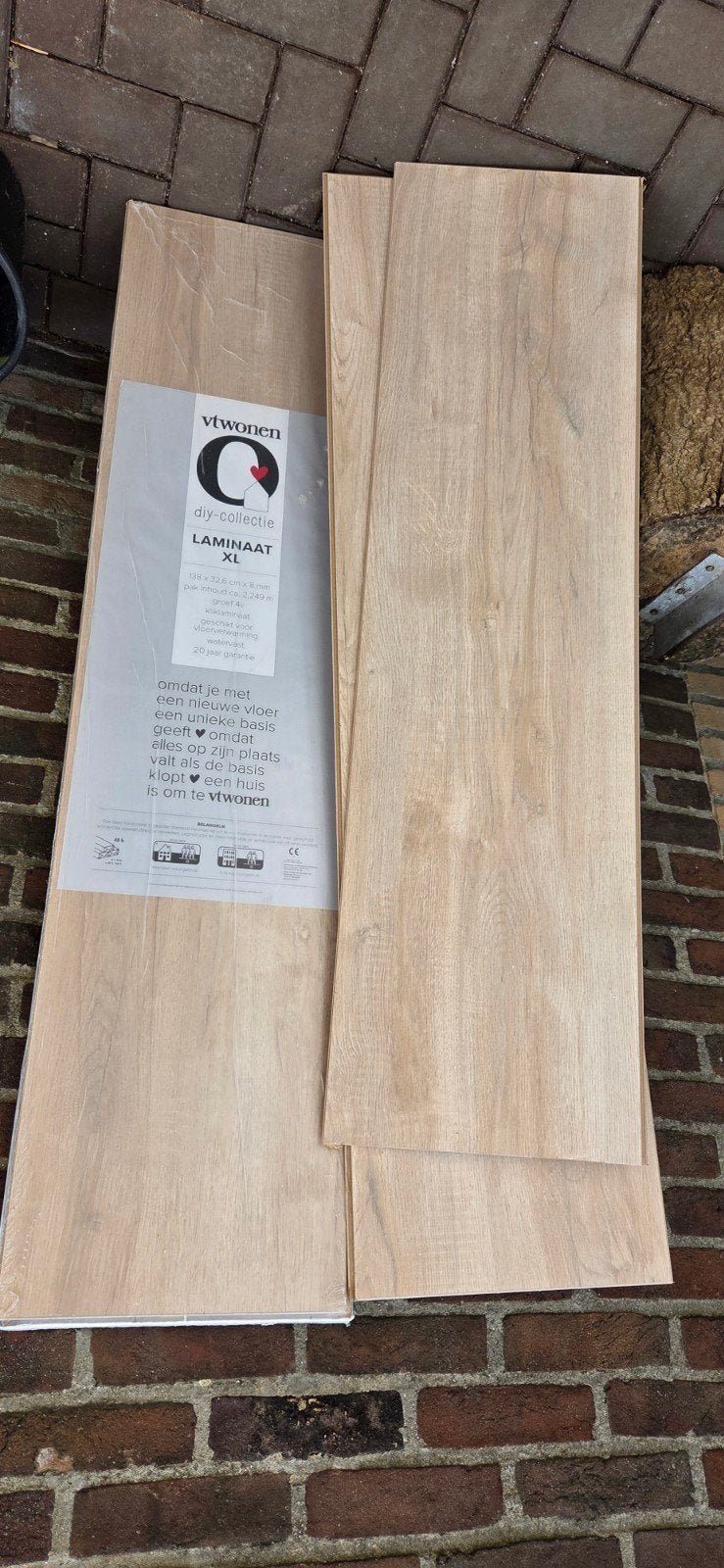 Laminaat vtwonen, 50 tot 150 cm, Ophalen of Verzenden, Minder dan 5 m², 10 tot 30 cm