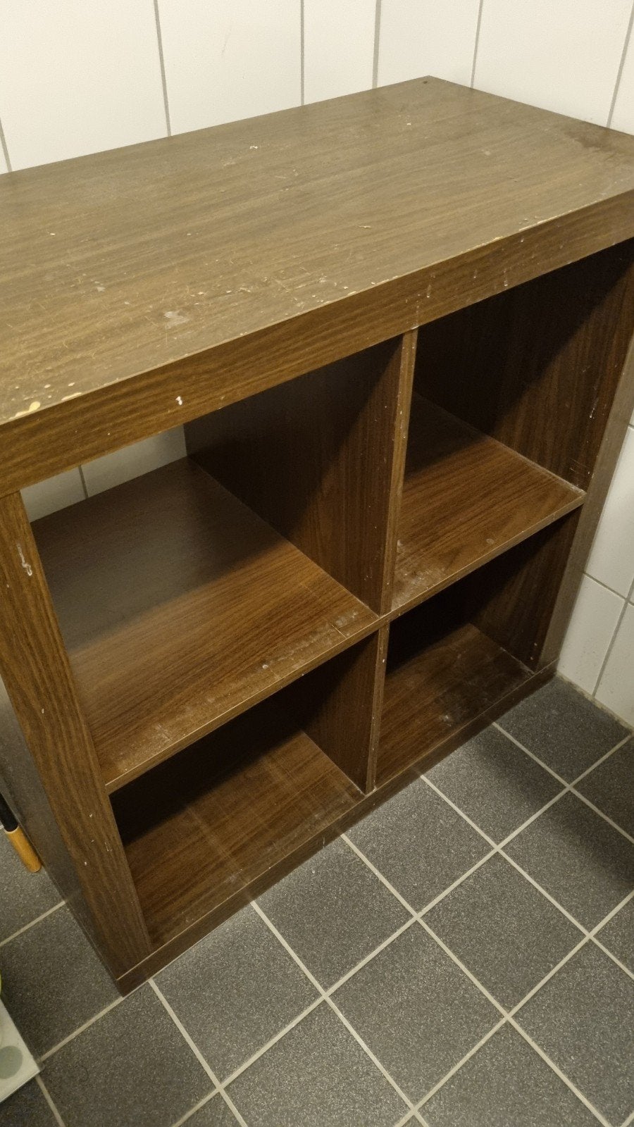 GRATIS! 2x Ikea KALLAX/EXPEDIT Kast Bruin - 2x2 Vakken, Ophalen, Gebruikt