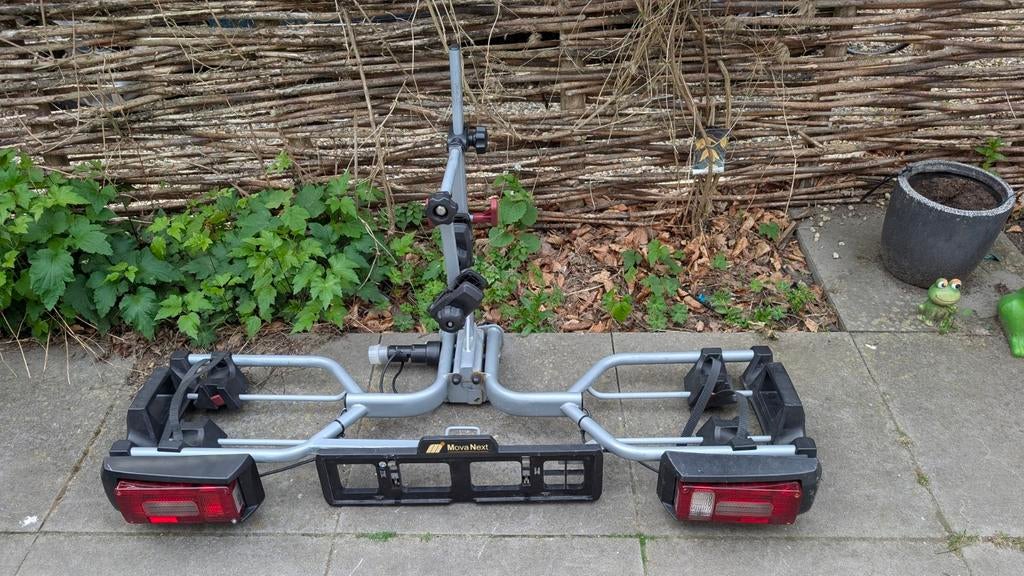 Movanext Fietsendrager voor 2 fietsen - Compact opvouwbaar, Ophalen, 2 fietsen, Gebruikt, Trekhaakdrager