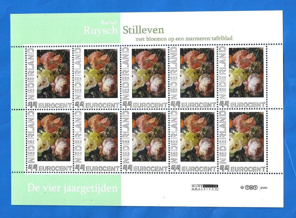NVPH 2563 12 Vel - De Vier Jaargetijden - Stilleven, Postzegels en Munten, Verzenden, Na 1940, Postfris