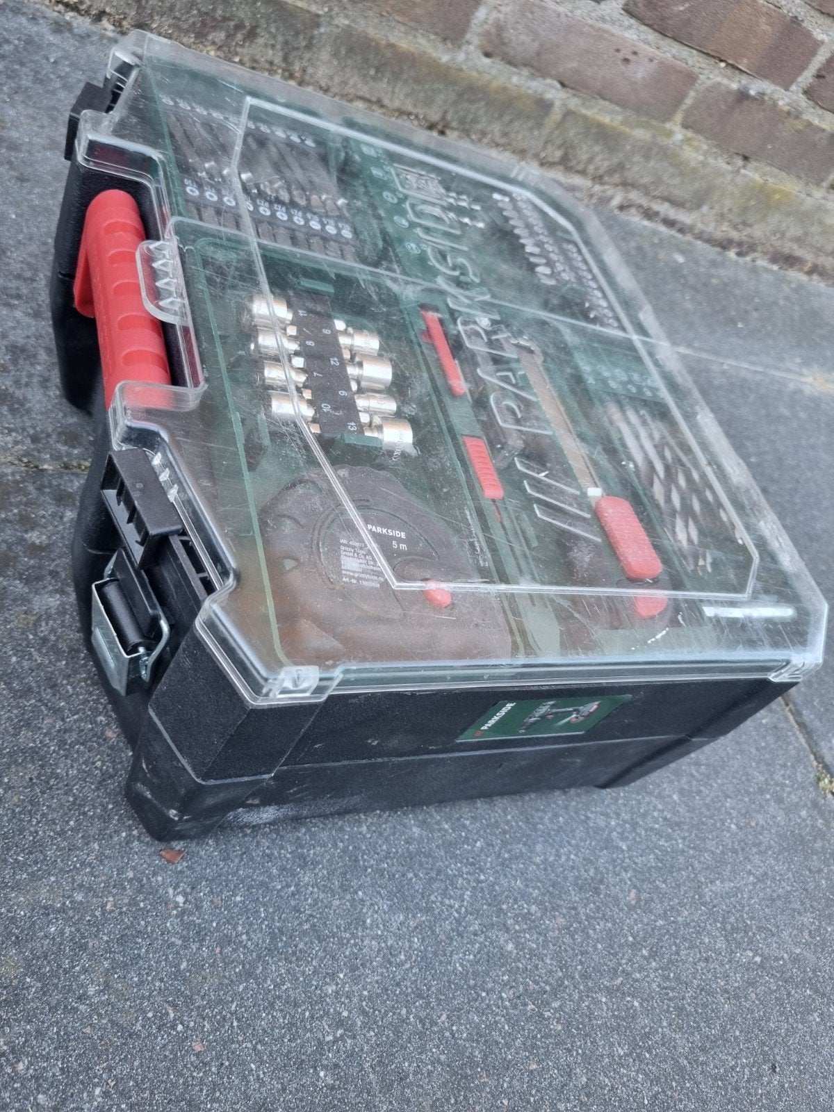 Parkside x20v schroeftol met toebehoren, Ophalen, Gebruikt