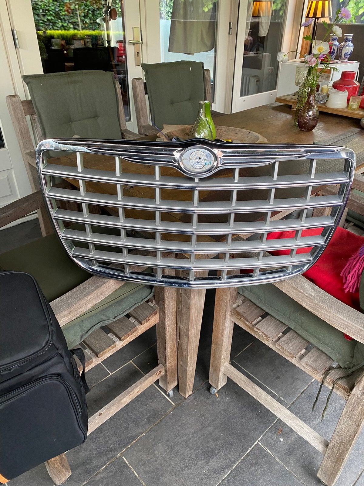 Chrysler grille, Ophalen of Verzenden, Voor, Chrysler, Bumper
