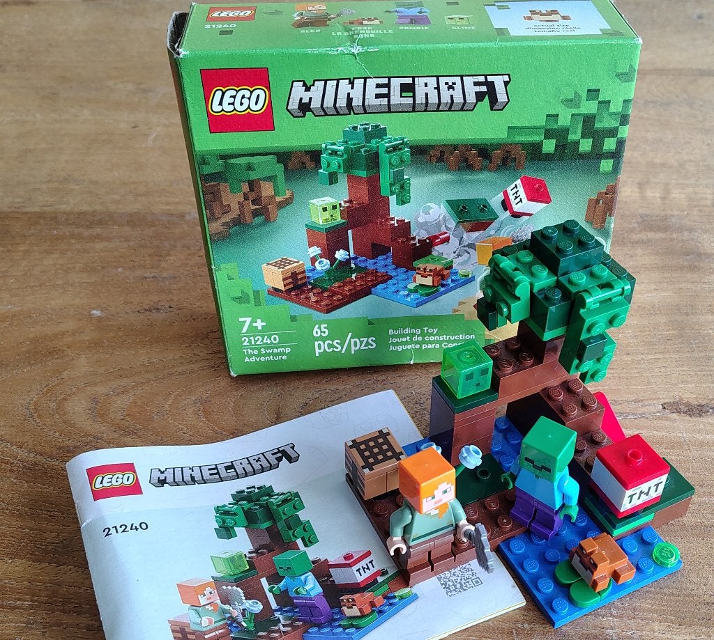 Lego Minecraft - The Swamp Adventure (21240), Ophalen of Verzenden, Gebruikt, Complete set, Lego