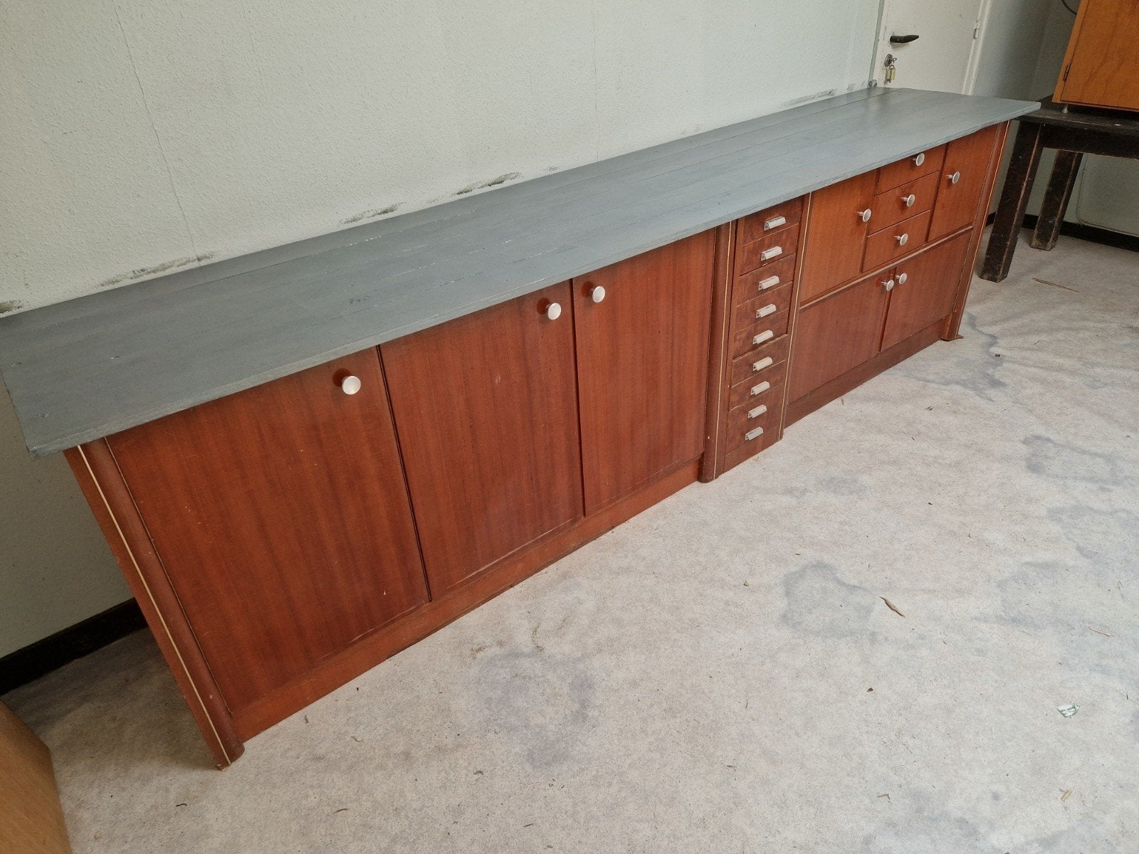 Vintage apothekerskast ladekast, Ophalen, 25 tot 50 cm