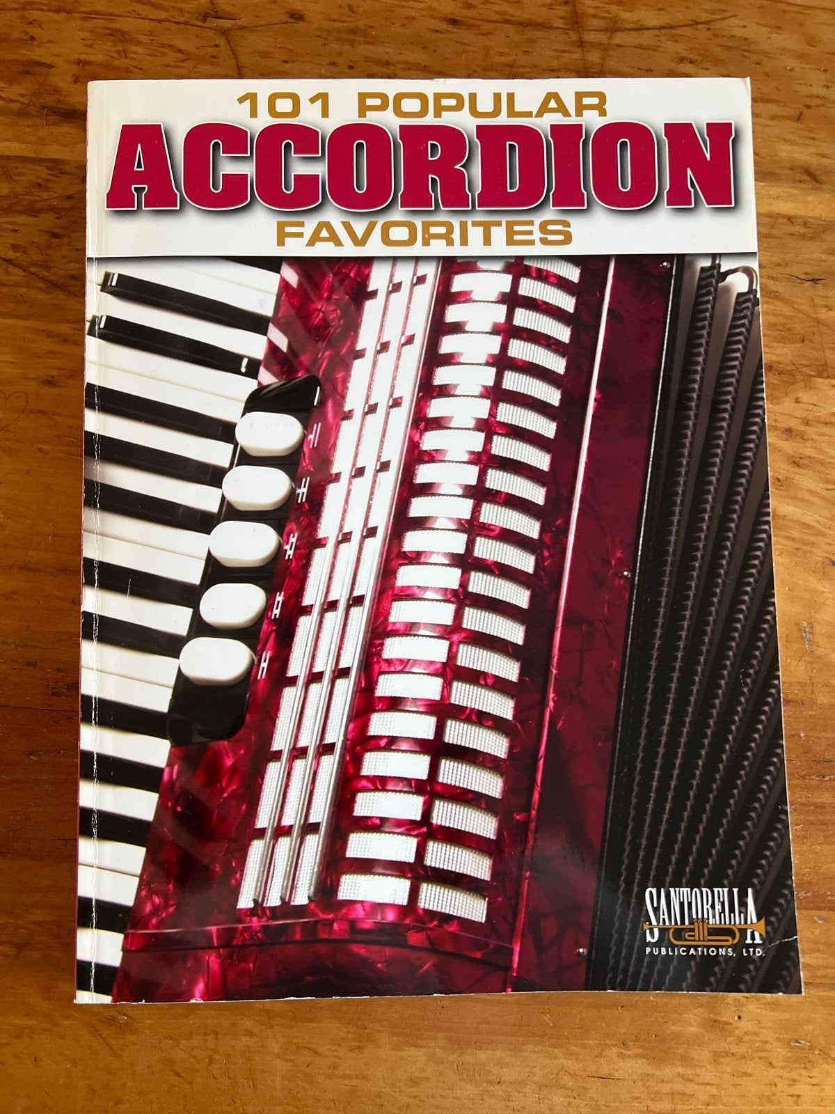101 Populaire Accordeon Favorieten - Muziekboek, Gebruikt, Ophalen of Verzenden, Thema, Populair