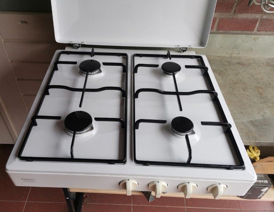 Pelgrim Ambiton 4 pits gascomfoor, Gebruikt, Minder dan 85 cm, Gas, Vrijstaand