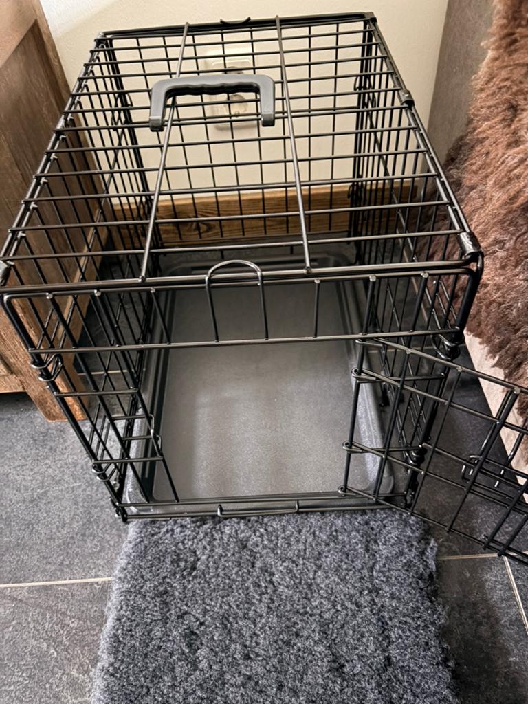Hondenbench XS met vetbed, Ophalen, Nieuw, Minder dan 75 cm, Minder dan 65 cm