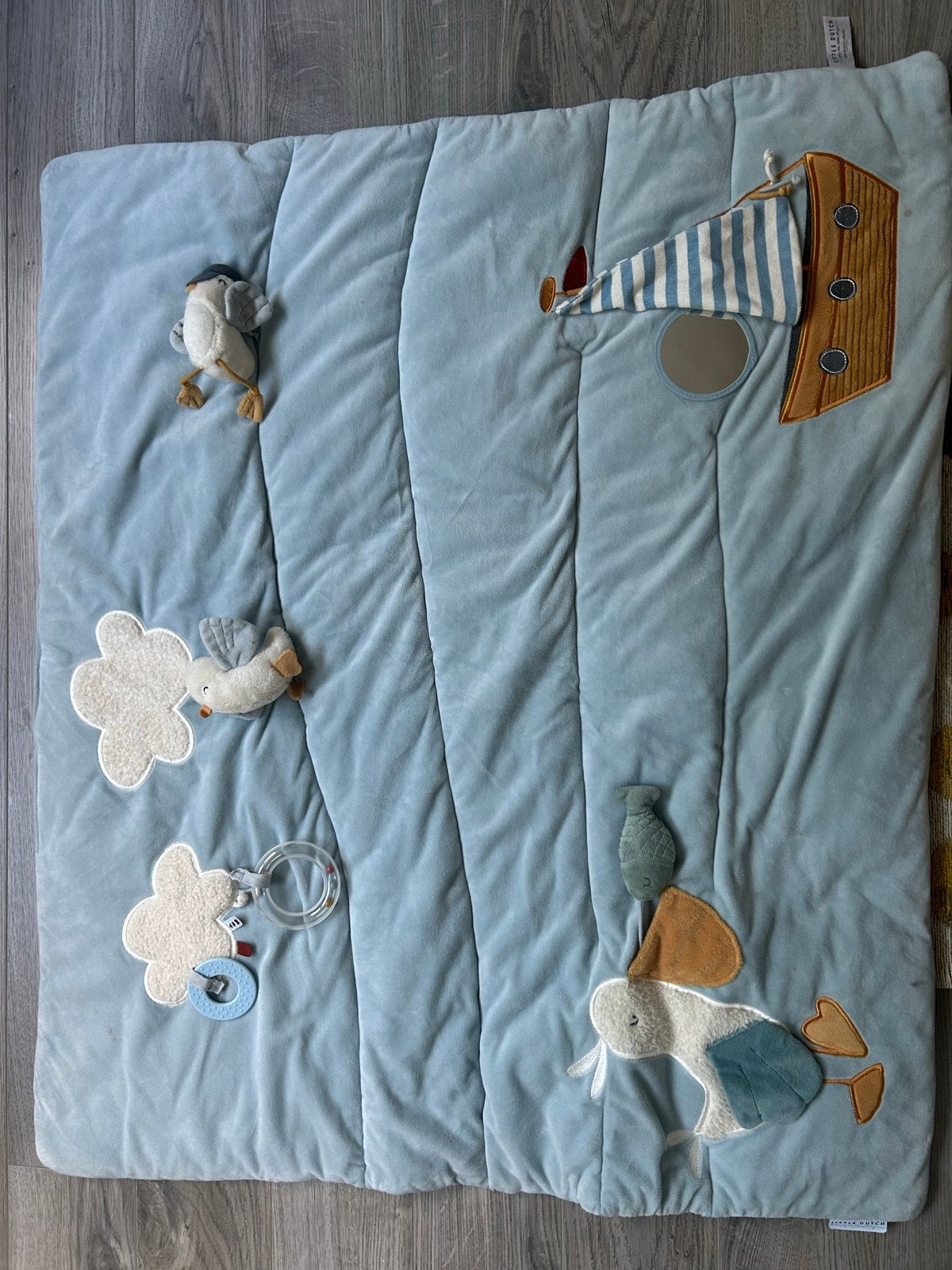 Little Dutch Speelkleed Blauw met Zee Thema, Ophalen, Zo goed als nieuw, Speelkleed