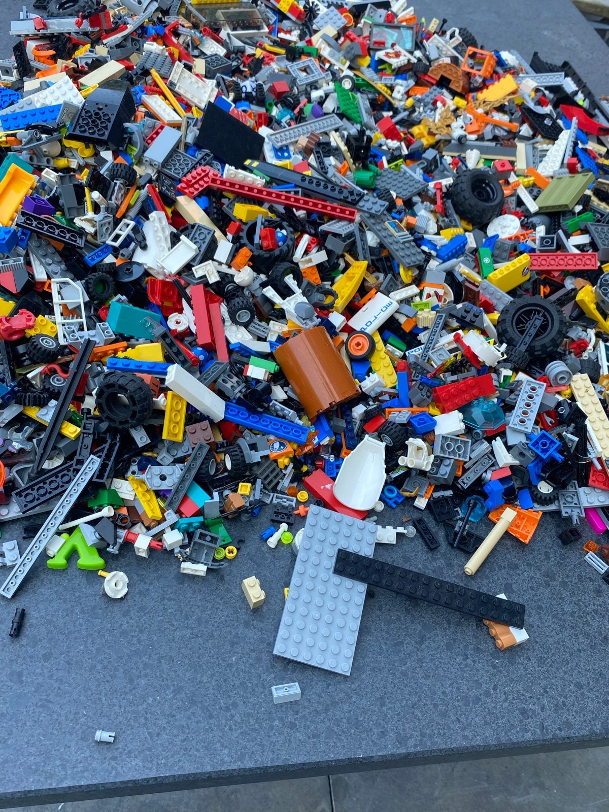Grote partij diverse LEGO bouwstenen 7 kg, Ophalen, Gebruikt, Inclusief extra onderdelen, Lego