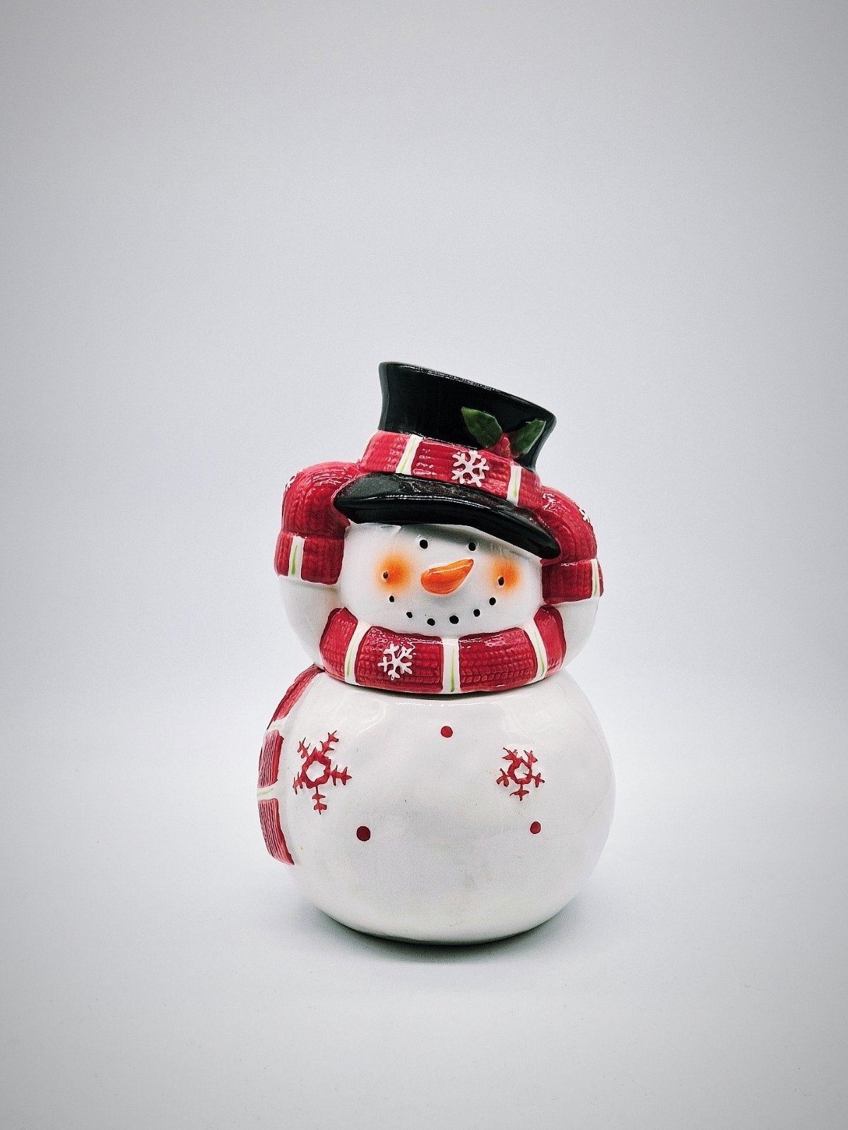 Sneeuwpop voorraadpot - Kerstdecoratie, Ophalen of Verzenden