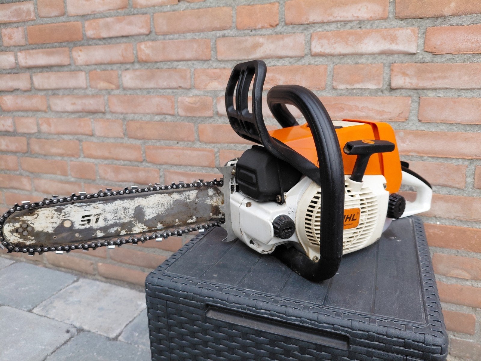 Stihl 026 Kettingzaag - Super netjes, start en loopt perfect, Doe-het-zelf en Verbouw, Ophalen, Gebruikt, 70 mm of meer, Kettingzaag