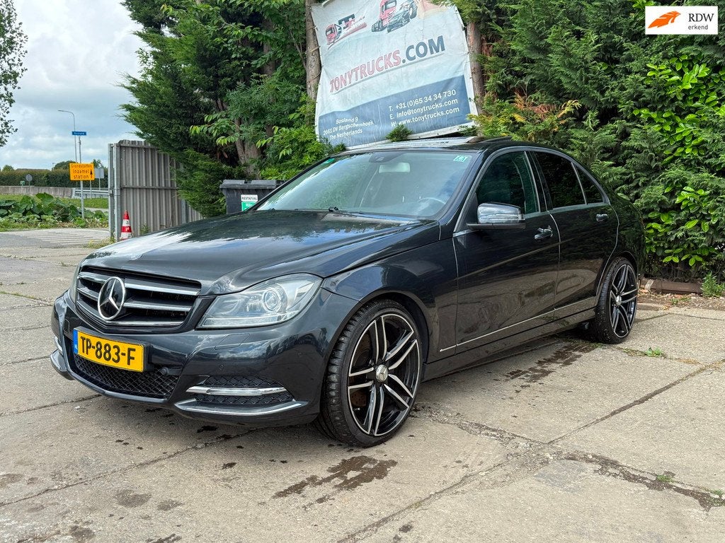 Mercedes-Benz C-klasse 300 CDI V6 4M AMG Schuifdak I Distron, Automaat, Euro 5, Zwart, Bedrijf