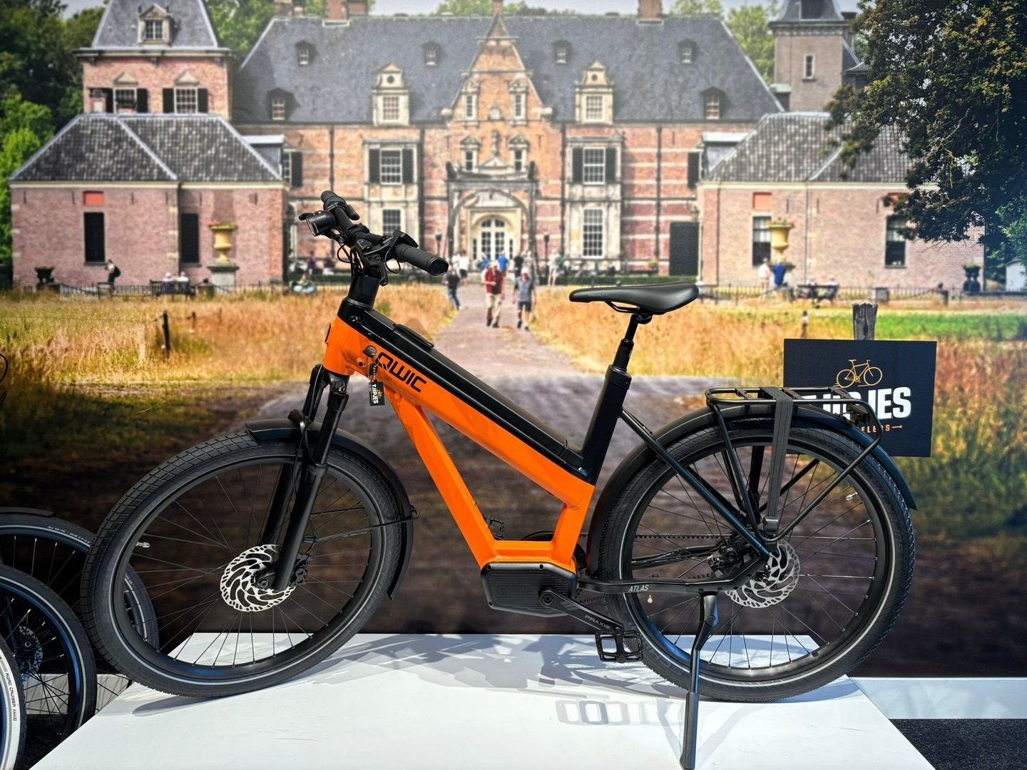 QWIC Atlas elektrische fiets | heren | Oranje | M/L/XL, -, -, Nieuw, -