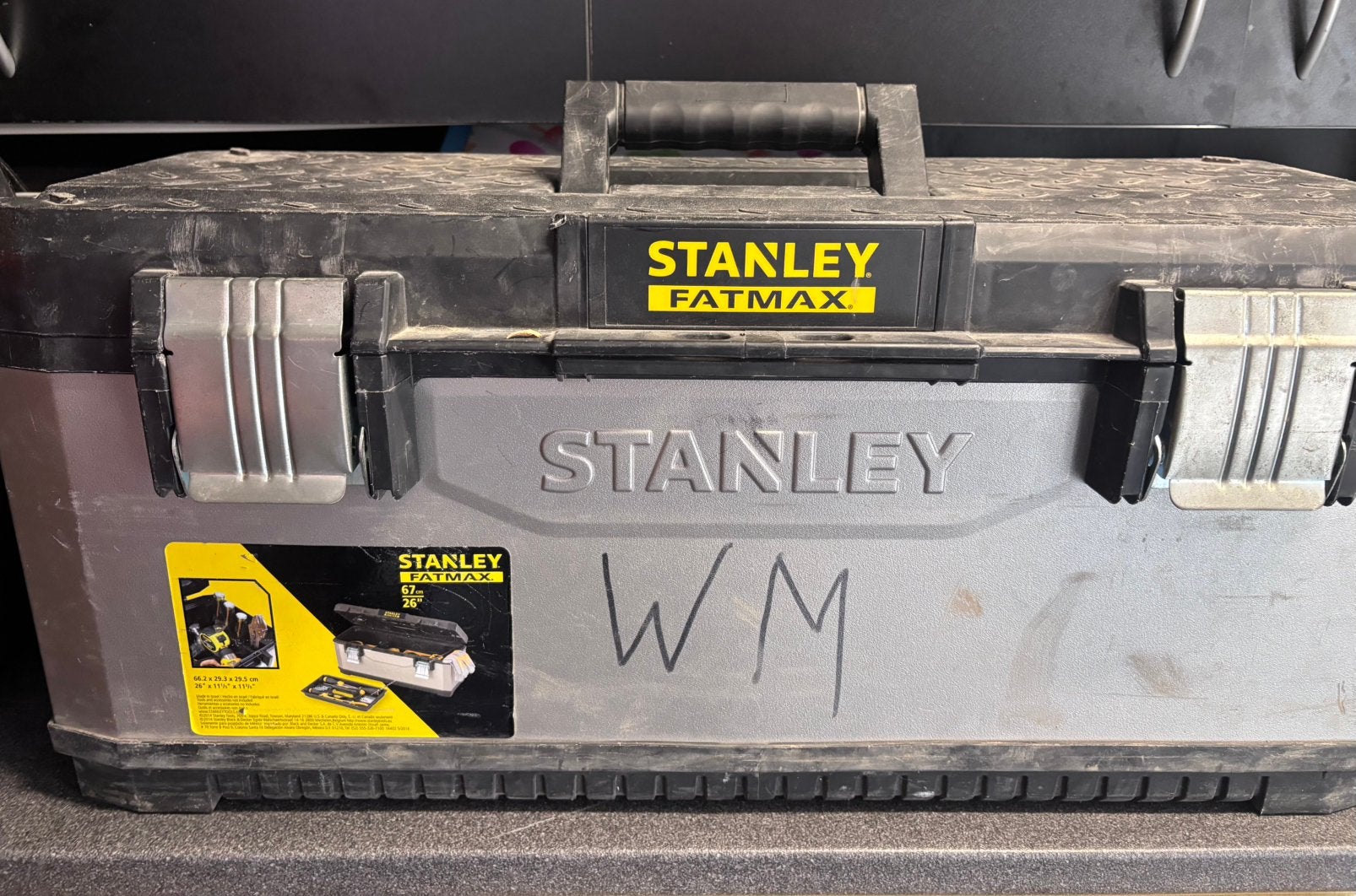 Gereedschapskist Stanley, Ophalen, Gebruikt