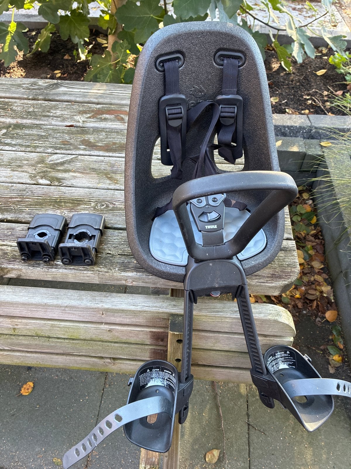 Yepp voorzitje fiets met 2 adapters, Ophalen, Gebruikt, Voorzitje, Voetsteuntjes