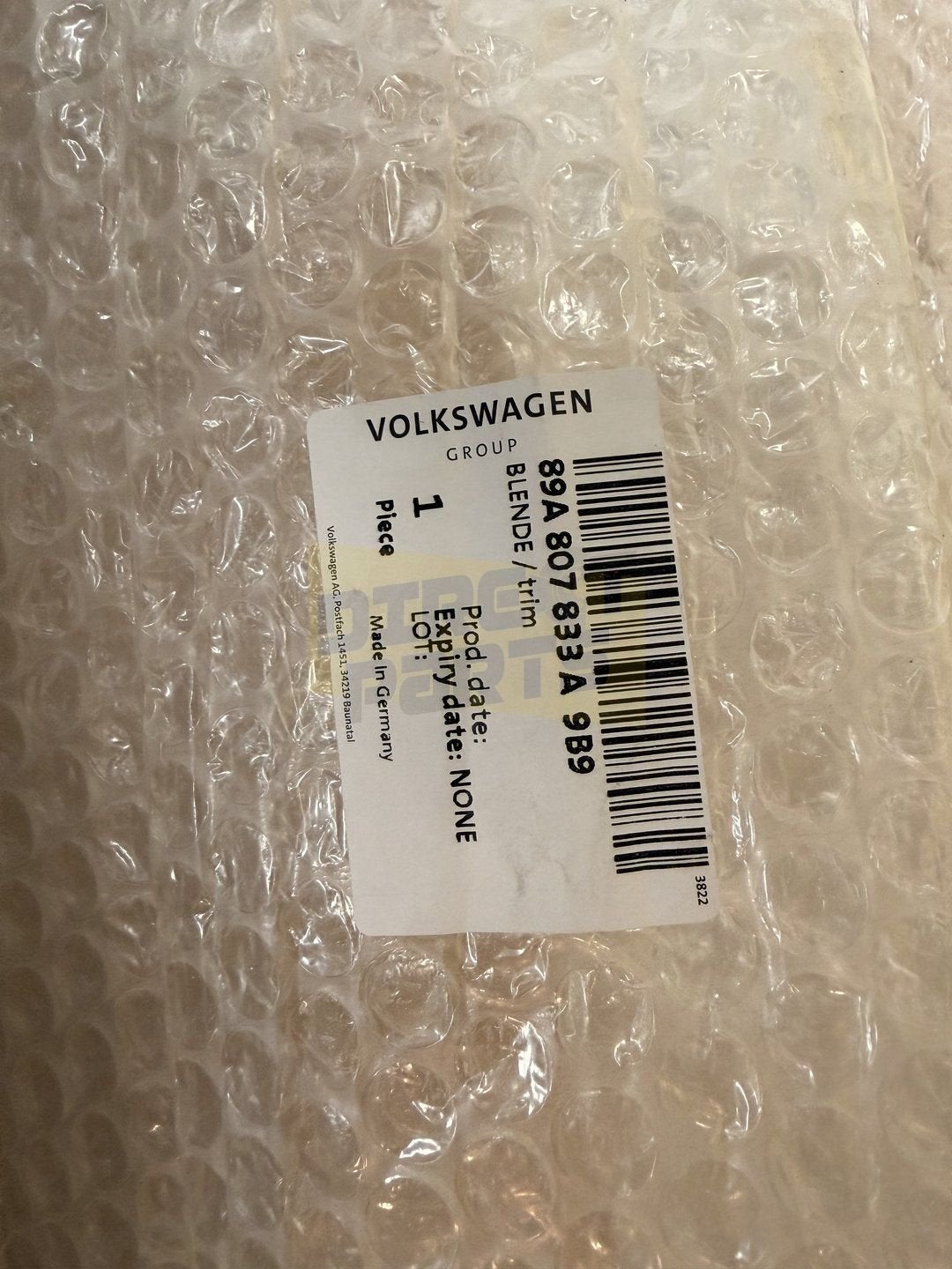Audi Q4 E-TRON (4/21-) achterbumper afdekplaat Origineel! 89, -, -, Nieuw, Achter