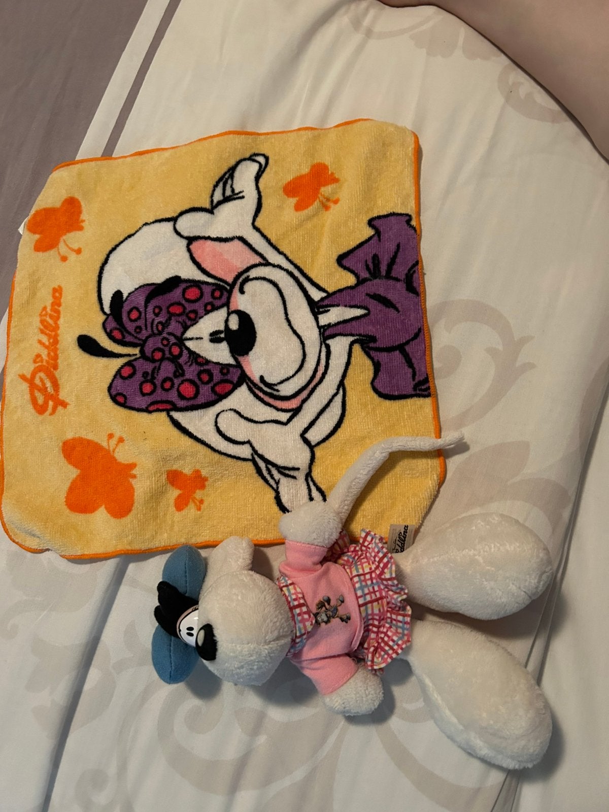 Didlina knuffel 20 cm en didlina doekje jaren 90, Ophalen of Verzenden, Zo goed als nieuw, Knuffel