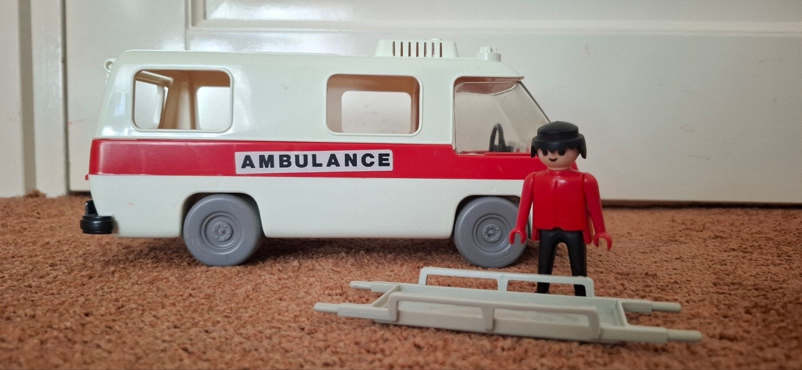 Vintage Playmobil Ambulance Wagen nr 3254- Jaren '70, Ophalen, Gebruikt, Complete set, Voertuig