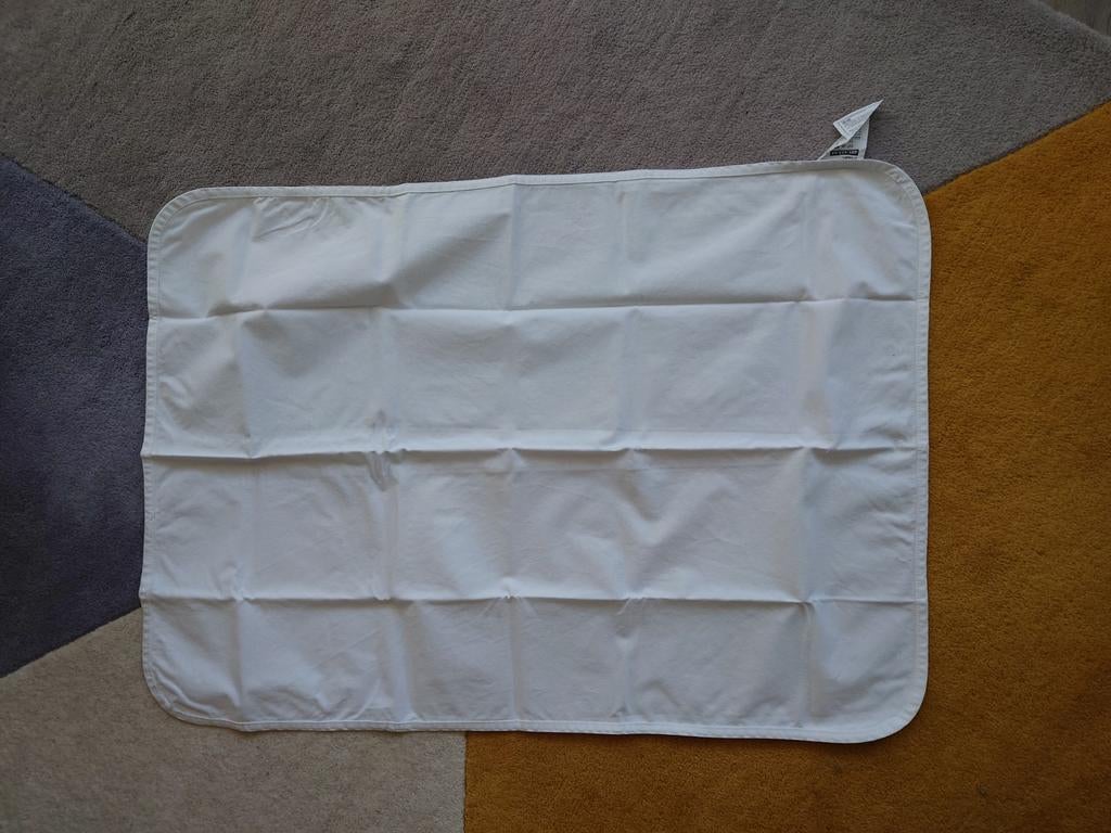 Matrasbeschermer wieg Ikea, Kinderen en Baby's, Gebruikt, Jongetje of Meisje, Wit, Overige typen