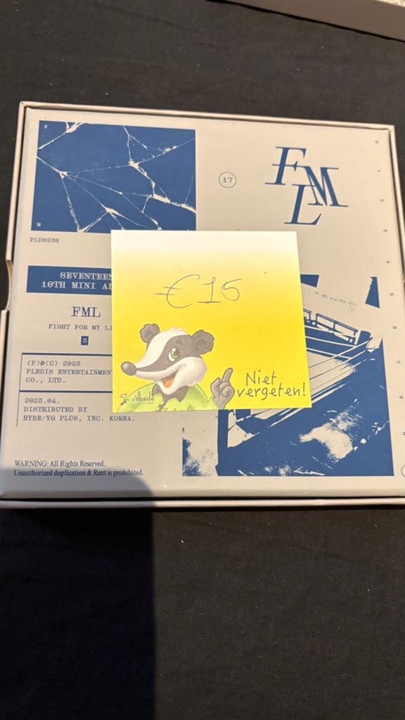 Seventeen FML album, Ophalen of Verzenden, Zo goed als nieuw, Cd of Plaat