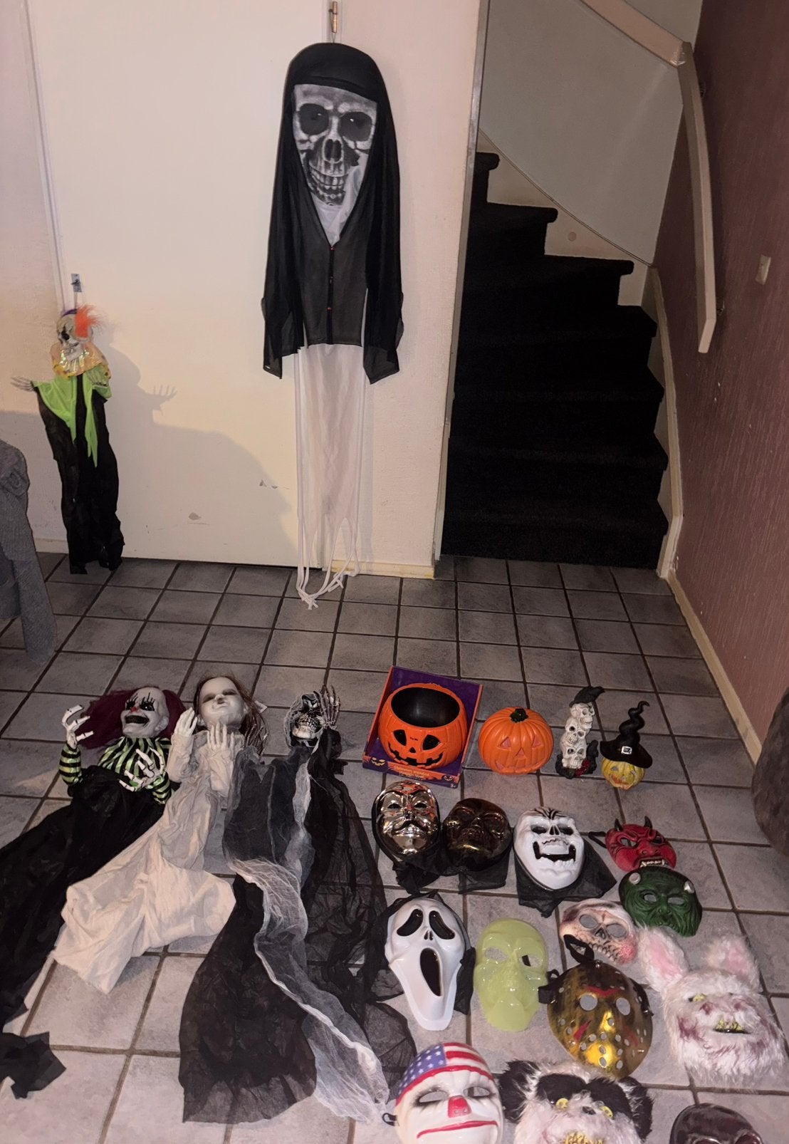 Halloween spullen te koop/dure poppen alleen ophalen, Ophalen, Zo goed als nieuw, Halloween of Griezel