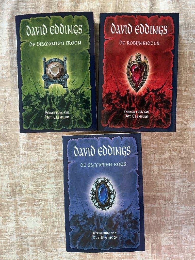 David Eddings: Het Elenium 3 delen, Boeken, Ophalen of Verzenden, Zo goed als nieuw
