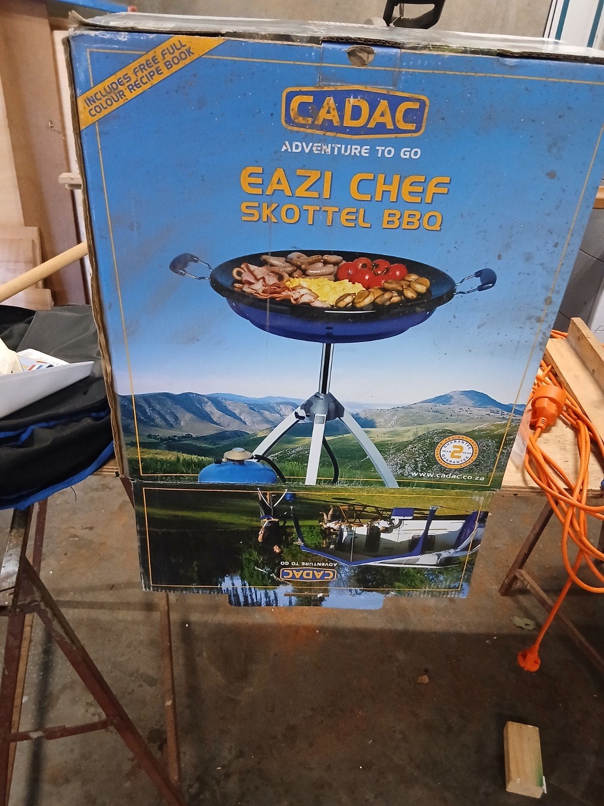 skottel b.b.q, Ophalen, Gebruikt