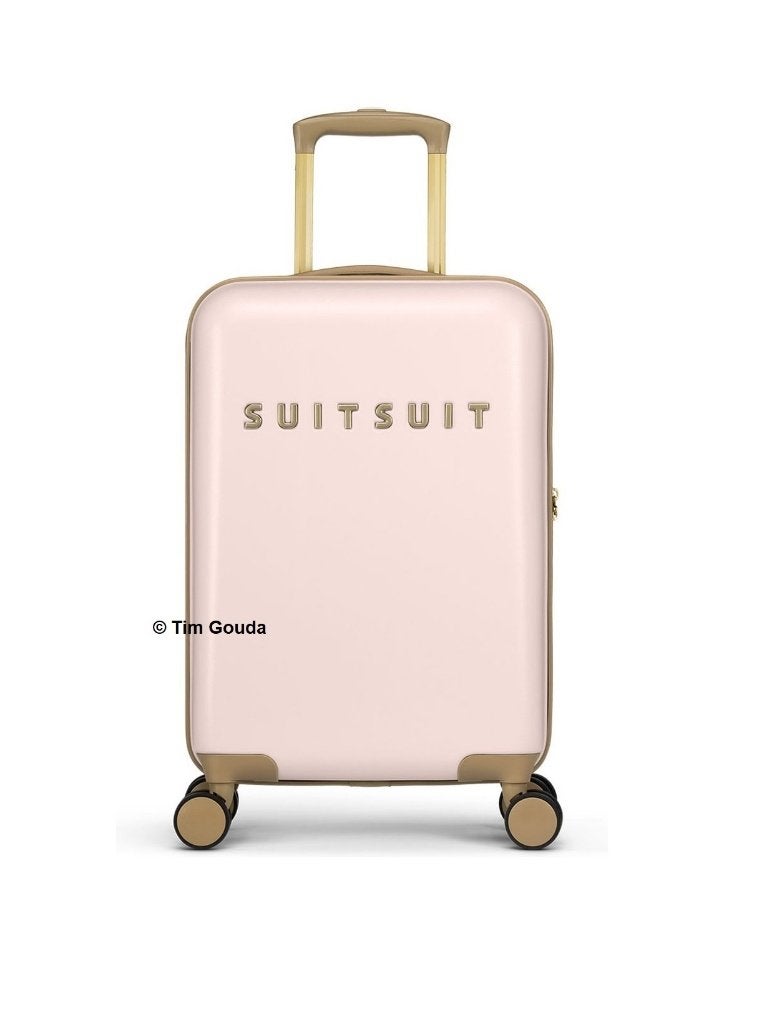 ✅ SUITSUIT Fusion Rose Pearl koffer 55 cm - NIEUW, Wieltjes, 50 tot 60 cm, Hard kunststof, Nieuw