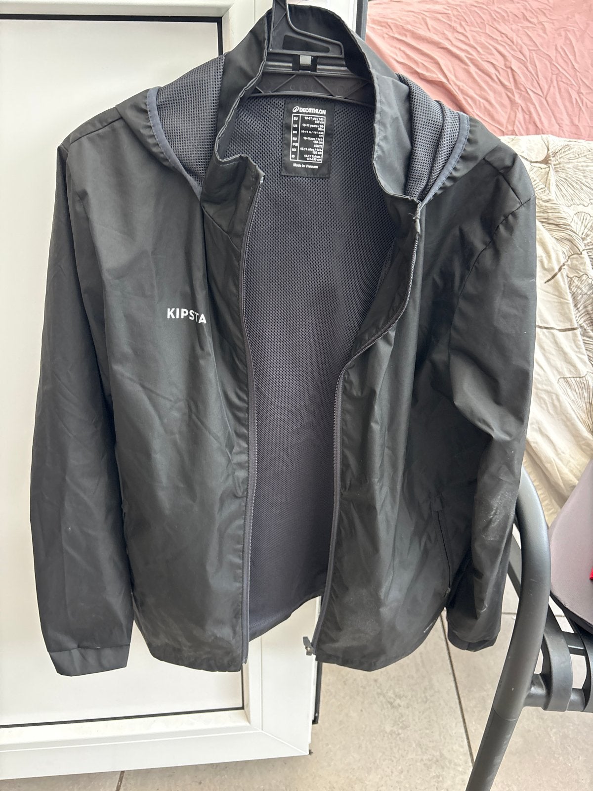 Decathlon Kipsta regenjas voor kinderen, maat 10-11 jaar, Ophalen of Verzenden, Gebruikt, Jongen of Meisje
